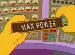 Homer Simpson is Max Power
